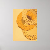 Minimalist Abstract Painting – Geometric Wall Art Canvas Afdruk (Voorkant)