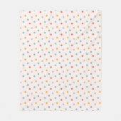 Minimalist Abstract Tiny Spots Pastel Earth Tones  Fleece Deken (Voorkant)