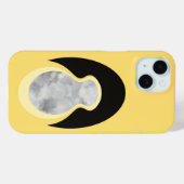 Minimalist Abstract Yellow Cloud-Seed Case-Mate iPhone Case (Achterkant (horizontaal))
