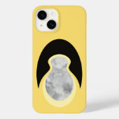 Minimalist Abstract Yellow Cloud-Seed Case-Mate iPhone Case (Achterkant)