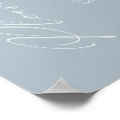 Minimalist Alphabetical Wedding Seating Chart Poster (Hoek)