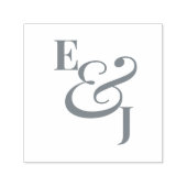 Minimalist Ampersand Wedding | Modern Zelfinktende Stempel (Design)