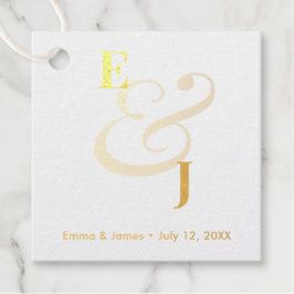 Minimalist Ampersand Wedding | Thank You Bedankjes Labels