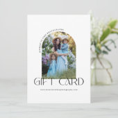 Minimalist Arch Fotofotografie Cadeaubon (Staand voorkant)