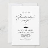 Minimalist Arch Photo Pet Tassel Afstuderen Kaart (Voorkant)