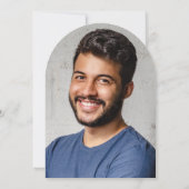 Minimalist Arch Volwassen 30e verjaardag Kaart (Achterkant)