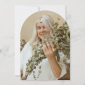 Minimalist Arch Volwassen 70ste verjaardag Kaart (Achterkant)