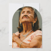 Minimalist Arch Volwassen 90ste verjaardag Kaart (Achterkant)