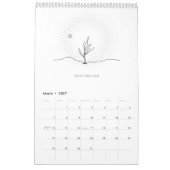 Minimalist Architect Modern B&W 2026 Kalender (Mar 2027)