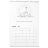 Minimalist Architect Modern B&W 2026 Kalender (Feb 2027)