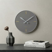 Minimalist Architectural Wall Clock - Modern  Ronde Klok