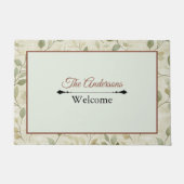 Minimalist Art Doormat | Personalized Family Name Deurmat (Voorkant)