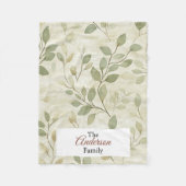 Minimalist Art Fleece Blanket | Home & Living Deken (Voorkant)