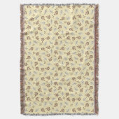 Minimalist Autumn Leaf Deken (Voorkant Verticaal)