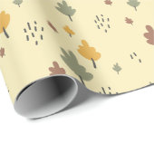 Minimalist Autumn Leaves  Cadeaupapier (Rol Hoek)