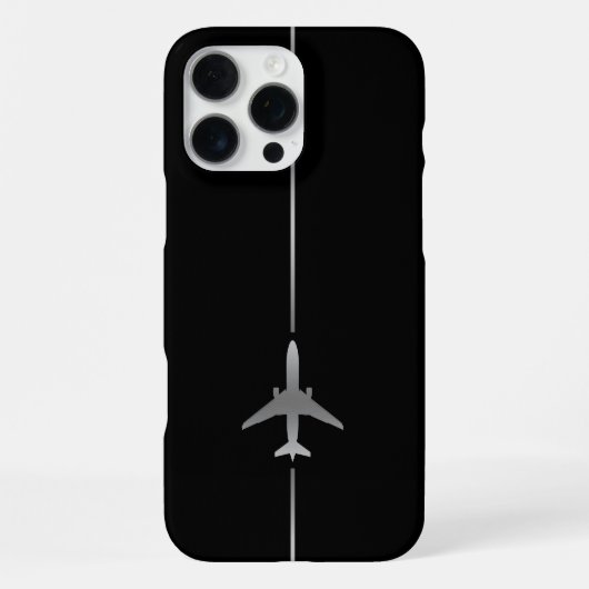 Minimalist Aviation iPhone Hoesje (Achterkant)