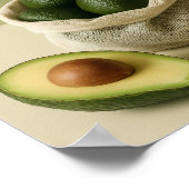 Minimalist Avocado Kitchen Wall Art Poster (Hoek)