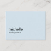 Minimalist Baby Blue Visitekaartje (Voorkant)