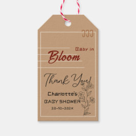 Minimalist Baby In Bloom Wildflower Baby Shower Cadeaulabel