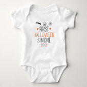 Minimalist Baby's eerste Halloween Baby Bodysuit (Voorkant)