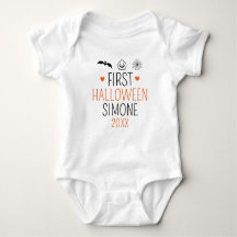 Minimalist Baby's eerste Halloween Baby Bodysuit