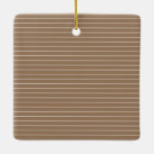 Minimalist Baby's First Christmas Arch Photo Keramisch Ornament (Achterkant)