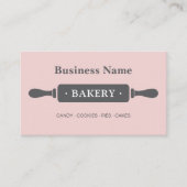 Minimalist Bakery Roze Visitekaartje (Voorkant)