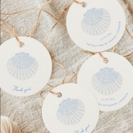 Minimalist baptism thank-you Favor Tags Bedankjes Labels