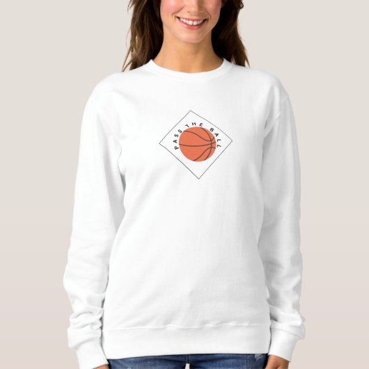 Minimalist Basketball Design Trui (Voorkant)