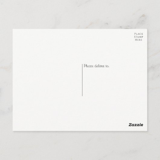 Minimalist Bedankt Black White Boho Heart Briefkaart (Achterkant)