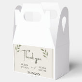 Minimalist Bedankt Favor Box Bedankdoosjes (Geopend)