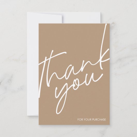 Minimalist, bedankt voor uw aankoop (Voorkant)