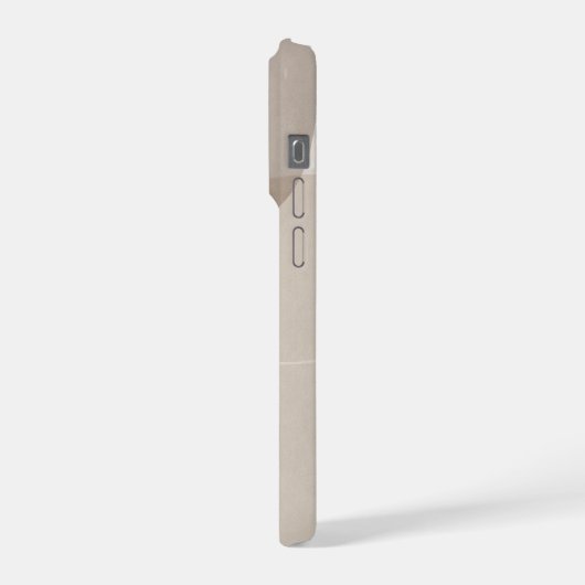 Minimalist Beige Abstract iPhone Hoesje (Linkerkant)