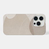 Minimalist Beige Abstract iPhone Hoesje (Achterkant horizontaal)