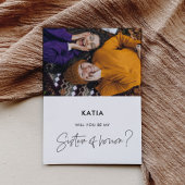 Minimalist Bent u mijn zuster van een eremkaart? Kaart