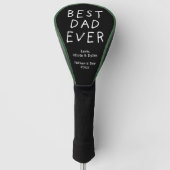 Minimalist Beste Papa Ooit Golfheadcover (Voorkant)