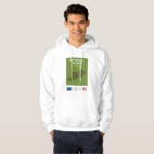 Minimalist Bethpage Black Ryder Cup Line Print Tee Hoodie (Voorkant volledig)