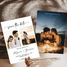 Minimalist Bewaar de datum Sjabloon foto