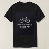 Minimalist Bicycle Art T-shirt (Design voorkant)