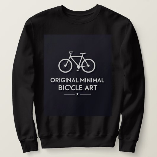 Minimalist Bicycle Art Trui (Design voorkant)