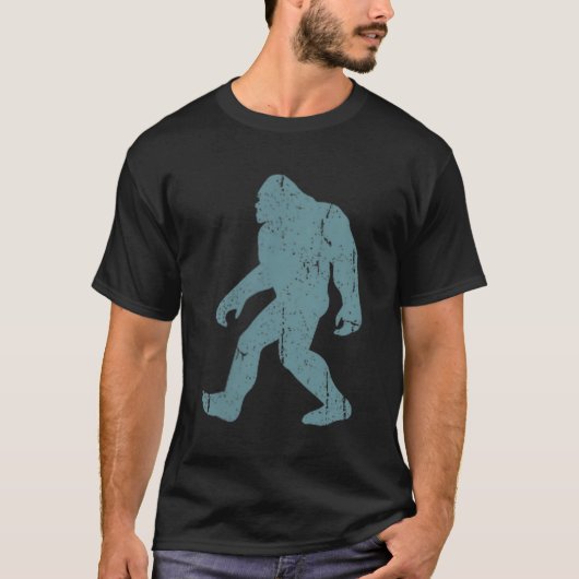 Minimalist Bigfoot Cket Logo Sasquatch Cryptid Coo T-shirt (Voorkant)