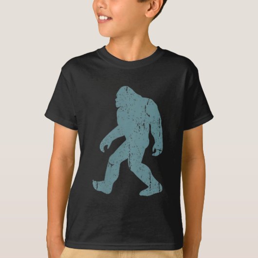 Minimalist Bigfoot Cket Logo Sasquatch Cryptid Coo T-shirt (Voorkant)