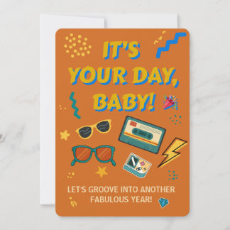Minimalist Birthday - Elegant Modern Party Card Kaart
