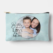 Minimalist Birthday Photo Frame Calligraphy Mom Etui (Voorkant)