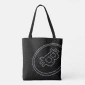 Minimalist Bitcoin Tote Bag (Achterkant)