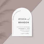 minimalist black and white calligraphy kaart