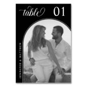 Minimalist Black and White Photo Arch Kaart (Voorkant)