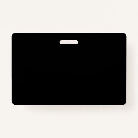 Minimalist Black Cat Silhouette  Badge (Achterkant)