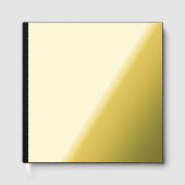 Minimalist Black Cat Silhouette Gastenboek (Voorkant)