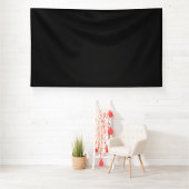Minimalist Black Cat Silhouette  Spandoek (Insitu)